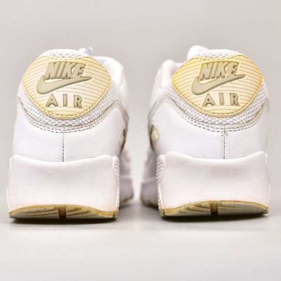 Nike Air Max 90 Mesh SE Youth Kids Size 5Y Women 6.5  Sneakers AA0570 100 White - Picture 5 of 9